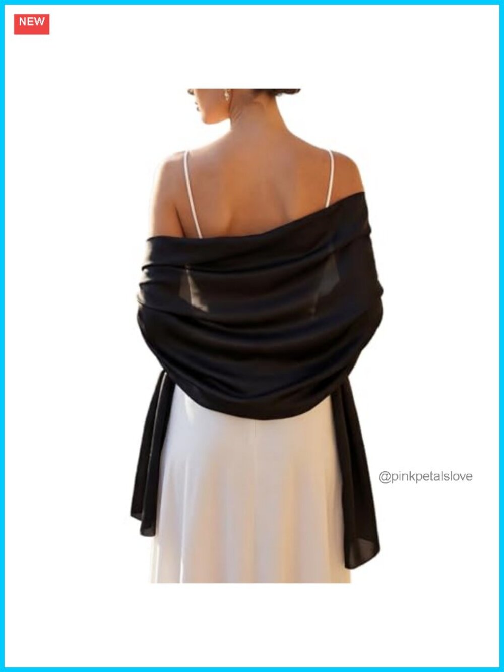 Chiffon Silk Scarf Shawl Wrap for Evening Dresses Weddings Formal